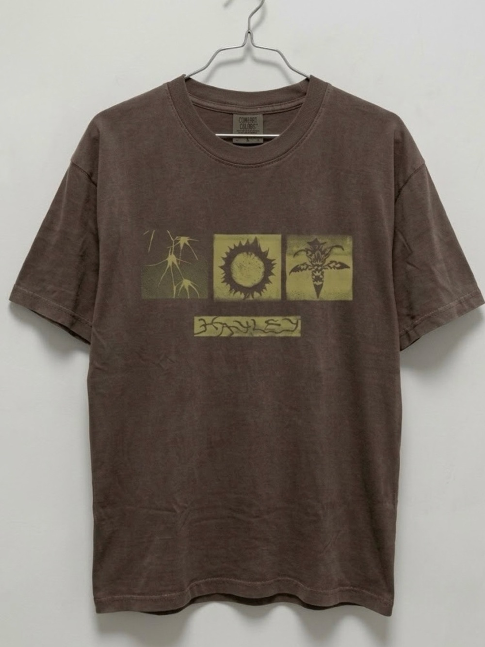 Hayley Williams Flowers Brown Graphic Crewneck Comfort Colors T-shirt